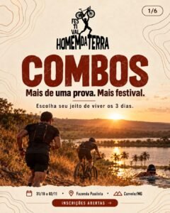 Arte do Festival Homem da Terra 2026: Combos