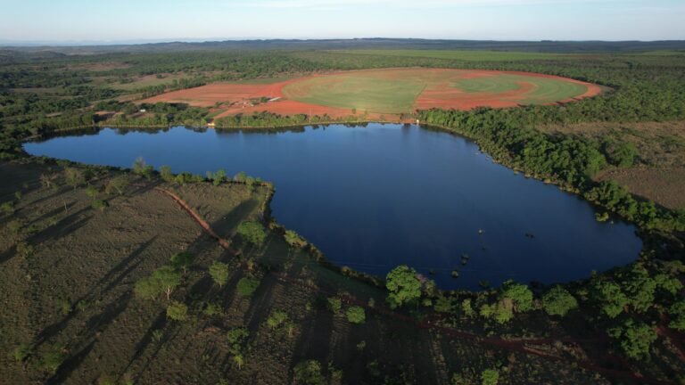 Lagoa da Fazenda Paulista vista do alto – Festival Homem da Terra 2026